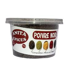 Poivre noir moulu